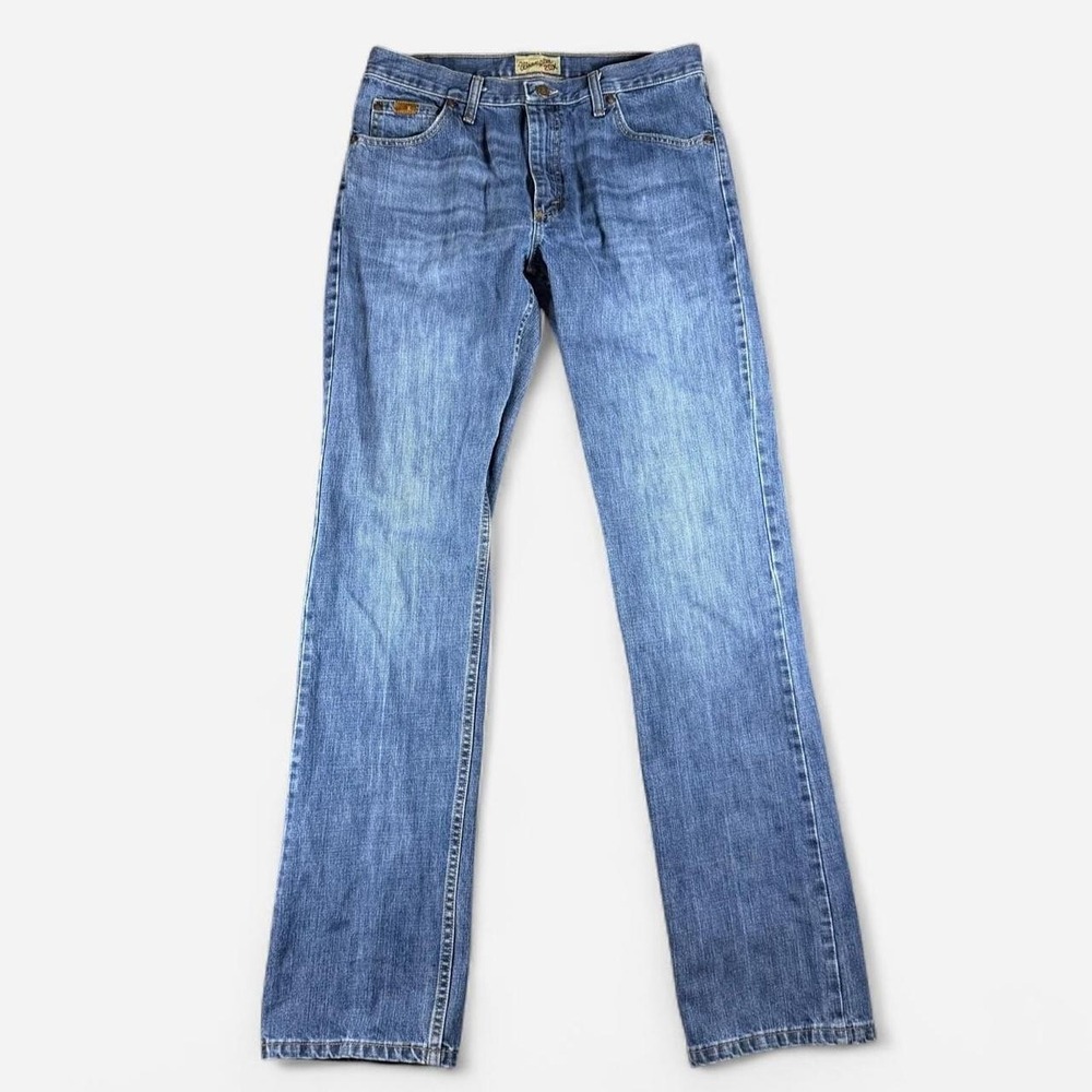 Wrangler 20x Medium Wash Style 02 Competition Straight Rodeo Jeans Size 32x36